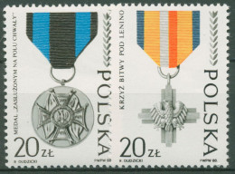 Polen 1988 Volksarmee Orden Medaillen 3165/66 Postfrisch - Nuovi