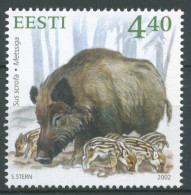 Estland 2002 Tiere Wildschwein Frischlinge 446 Postfrisch - Estland