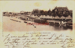 CPA POISSY - YVELINES - LE PORT ET ASILE SAINT LOUIS - Poissy