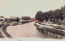 CPA NEMOURS - SEINE ET MARNE - CANAL ST PIERRE - PORT AU SABLE - Nemours