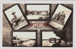 CPSM MELUN - SEINE ET MARNE - MULTIVUES - Melun