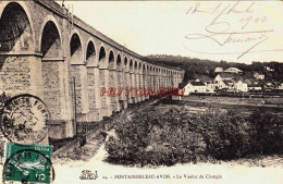 CPA FONTAINEBLEAU -  - SEINE ET MARNE - ANON - LE VIADUC DE CHANGIS - Avon