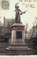 CPA PERONNE - SOMME - STATUE DE MARIE FOURE - Peronne