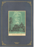 2-Sacra Sindone-2 Cartoline F.D.C.con Annulli Speciali In Folder Edito Da Poste Italiane-Facciale €.5,16-vedi Scansioni - Sonstige & Ohne Zuordnung