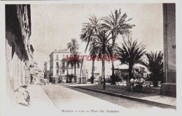 CPA HYERES - VAR - PLACE DES PALMIERS - Hyeres