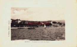 CPA BANDOL - VAR - LES BORDS DES QUAIS - Bandol