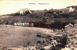 CPA BANDOL - VAR - PLAGE DE RENECROS - Bandol