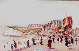 CPA MERS LES BAINS - SOMME - LA PLAGE - Mers Les Bains