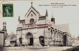 CPA DOULLENS - SOMME - EGLISE SAINT MARTIN - Doullens