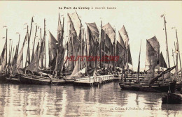 CPA LE CROTOY - SOMME - LE PORT A MAREE HAUTE - Le Crotoy