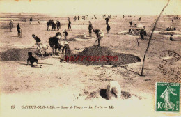 CPA CAYEUX SUR MER - SOMME - SCENES DE PLAGE - Cayeux Sur Mer