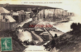 CPA AULT - SOMME - CHEMIN DES DOUANIERS - LA PLAGE - Ault