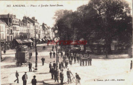 CPA AMIENS - SOMME - PLACE ET JARDIN SAINT DENIS - Amiens