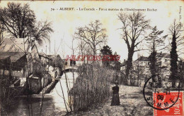 CPA ALBERT - SOMME - LA CASCADE FORCE MOTRICE DE L'ETABLISSEMENT ROCHET - Albert