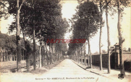 CPA ABBEVILLE - SOMME - BOULEVARD DE LA PORTALETTE - Abbeville