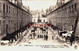 CPA ABBEVILLE - SOMME - QUARTIER DUPRE - 19E REGIMENT DE CHASSEURS A CHEVAL - Abbeville