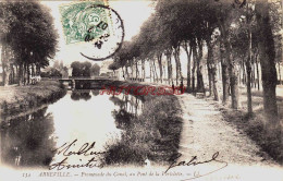 CPA ABBEVILLE - SOMME - PROMENADE DU CANAL - Abbeville