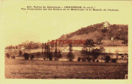 CPA CHEVREUSE - YVELINES - VUE D'ENSEMBLE ET LE MANOIR DE CLAIREAU - Chevreuse