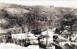 CPA SAINT JUNIEN - HAUTE VIENNE - USINE DE FEUTRES - MOULIN BRICE - Saint Junien