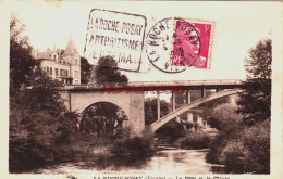 CPA LA ROCHE POSAY - VIENNE - LE PONT SUR LA CREUSE - La Roche Posay