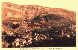 CPA FONTAINE DE VAUCLUSE - VAUCLUSE - LE VILLAGE - Andere & Zonder Classificatie