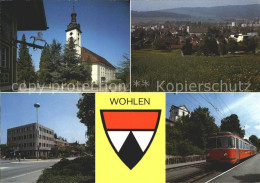 12296902 Wohlen AG Teilansichten Kirche Eisenbahn Wappen Wohlen AG - Other & Unclassified