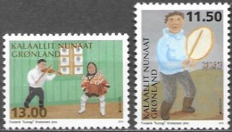 Denmark Greenland 2014 Europa Cept Music Instruments Michel 660-61 ** MNH Neuf Postfrisch - 2014