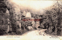 CPA APPOIGNY - YONNE - LES GORGES - Appoigny