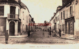 CPA CHEROY - YONNE - RUE DE L'HOTEL DE VILLE - Cheroy