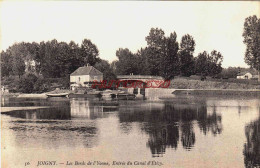 CPA JOIGNY - YONNE - ENTREE DU CANAL D'ETIZY - Joigny