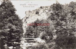 CPA AVALLON - YONNE - VALLE DU COUSIN - PONT DES GARDES - Avallon