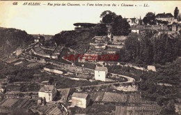 CPA AVALLON - YONNE - VUE PRISE DES CHAUMES - Avallon