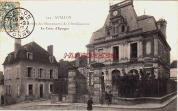 CPA AVALLON - YONNE - LA CAISSE D'EPARGNE - Avallon