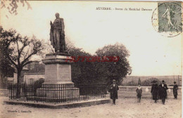 CPA AUXERRE - YONNE - STATUE DU MARECHAL DAVOUST - Auxerre