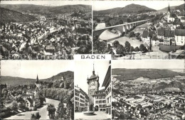 12290231 Baden AG Panorama Bruecke Altstadt Stadtturm Baden - Autres & Non Classés