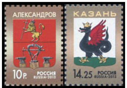 Russie 2013 YVERT N° 7398-7399 MNH ** - Neufs