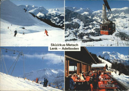 12278871 Lenk Simmental Skizirkus Metsch Lenk Adelboden Kabinenbahn Bergrestaura - Other & Unclassified