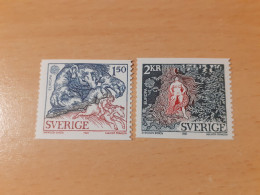 TIMBRES   EUROPA   1981  SUEDE   N  1124  / 1125   COTE  3,00  EUROS    NEUFS  LUXE** - 1981