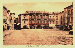 CPA BAGNOLS SUR CEZE - GARD - L'HOTEL DE VILLE - Bagnols-sur-Cèze