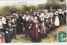 CPA BRETAGNE - FINISTERE - NOCES EN CORNOUAILLE - L'ARRIVEE DES MARIES - Bretagne