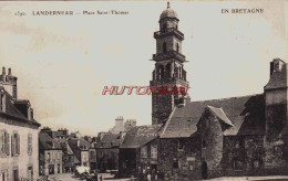 CPA LANDERNEAU - FINISTERE - PLACE SAINT THOMAS - Landerneau