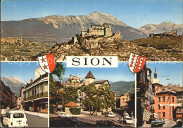 12272732 Sion VS Festungsruine Tourbillon Fels Valere Ortspartie Sion - Other & Unclassified