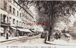 CPA QUIMPER - FINISTERE - HOTEL DE L'EPEE - RUS DU PARC - Quimper