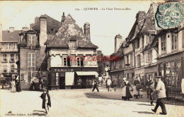 CPA QUIMPER - FINISTERE - LA PLACE TERRE AU DUC - Quimper