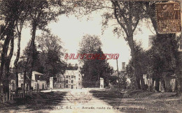 CPA BEAUMONT LES AUTELS - EURE ET LOIR - ARRIVEE ROUTE DE BROU - Autres & Non Classés