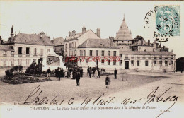 CPA CHARTRES - EURE ET LOIR - LA PLACE SAINT MICHEL - Chartres