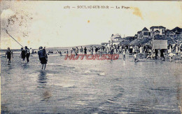 CPA SOULAC SUR MER - GIRONDE - LA PLAGE D'EYRAC - Soulac-sur-Mer