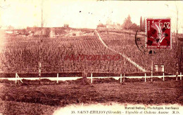 CPA SAINT EMILION - GIRONDE - VIGNOBLE ET CHATEAU AUSONE - Saint-Emilion