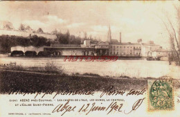 CPA ABZAC - GIRONDE - LES CHUTES DE L'ISLE - LES USINES - Autres & Non Classés