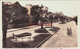 CPA ARCACHON - GIRONDE - LE BOULEVARD PROMENADE - Arcachon